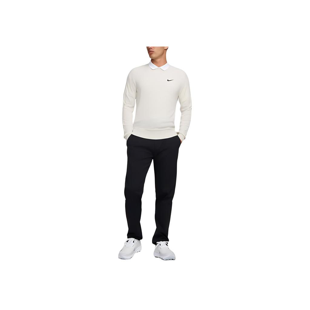 Nike Tour Comfortable Soft Solid Color Long Sleeve Knit Top Men tops Light-Bone FQ8833-072