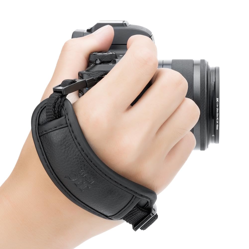 JJC Camera Hand Wrist Camera Grip for Canon EOS M50 Mark M50 R50 Lumix RICOH G900 G900SE and Other Mirrorless Cameras Strap, Strap, Strap, II, R100,