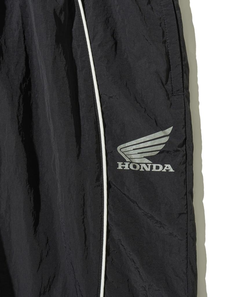 PHYPS MOTORCYCLE Speed Track Solid Nylon Pants Black