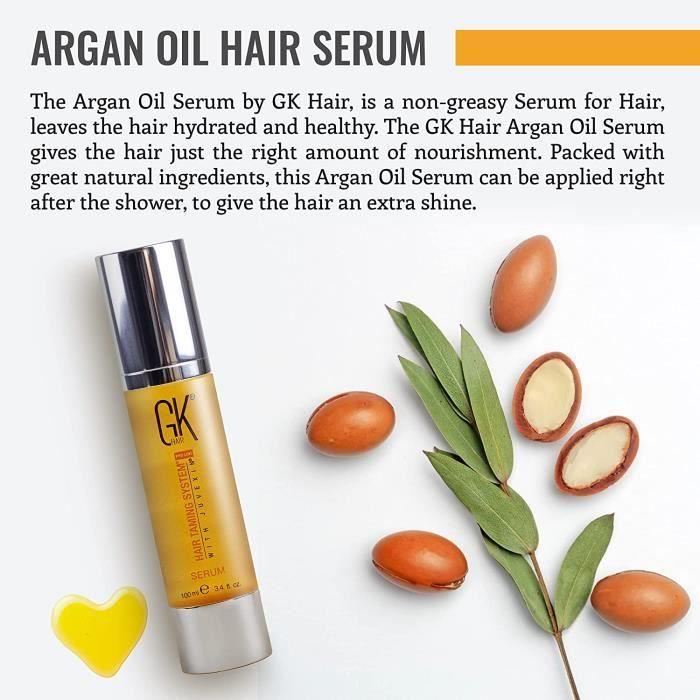 Hair Serum - Gk Hair - Global Keratin - 100% Organic - Argan Oil - Anti-frizz