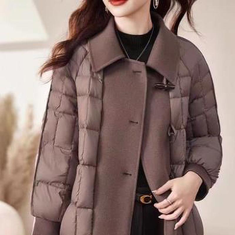 Mother Winter Fashion Down Jacket Women's Middle Aged Elderly Loose Jacket