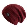 Unisex Winter Hats Fashion Slouchy Beanie Hat Fleece Lined Warm Knitted Hats Men Women Letter Label Ski Sports Cap