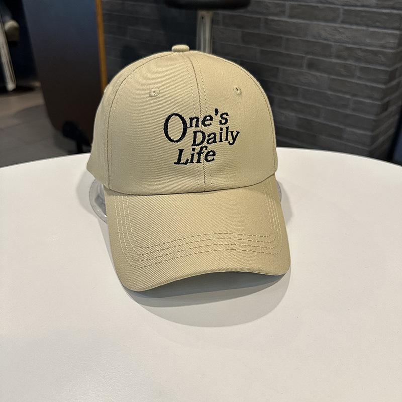 Tide embroidery baseball cap travel casual cap men and women spring and summer new sun hat