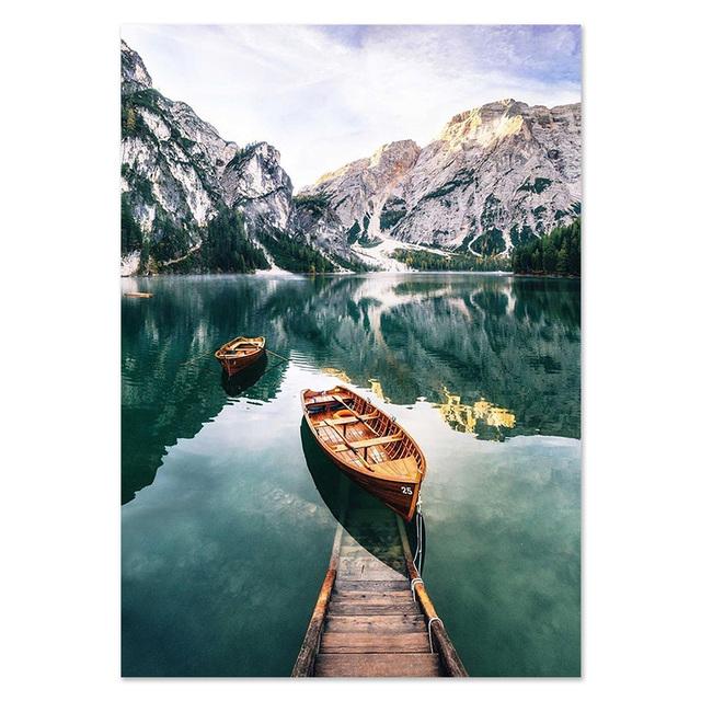 

Скандинавский туман, лес, олень, животное, постер, печать, холст, картина, горное озеро, природа, пейзаж, Настенная картина, гостиная, домашний деко 21cm×30cm NoFrame