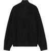 Carhartt WIP FW25 Detroit Half Zip Sweater Classic Detroit Pullover Zipper Chest Pocket Square Label Mock Neck Long Sleeve Sweater I035398-89-XX
