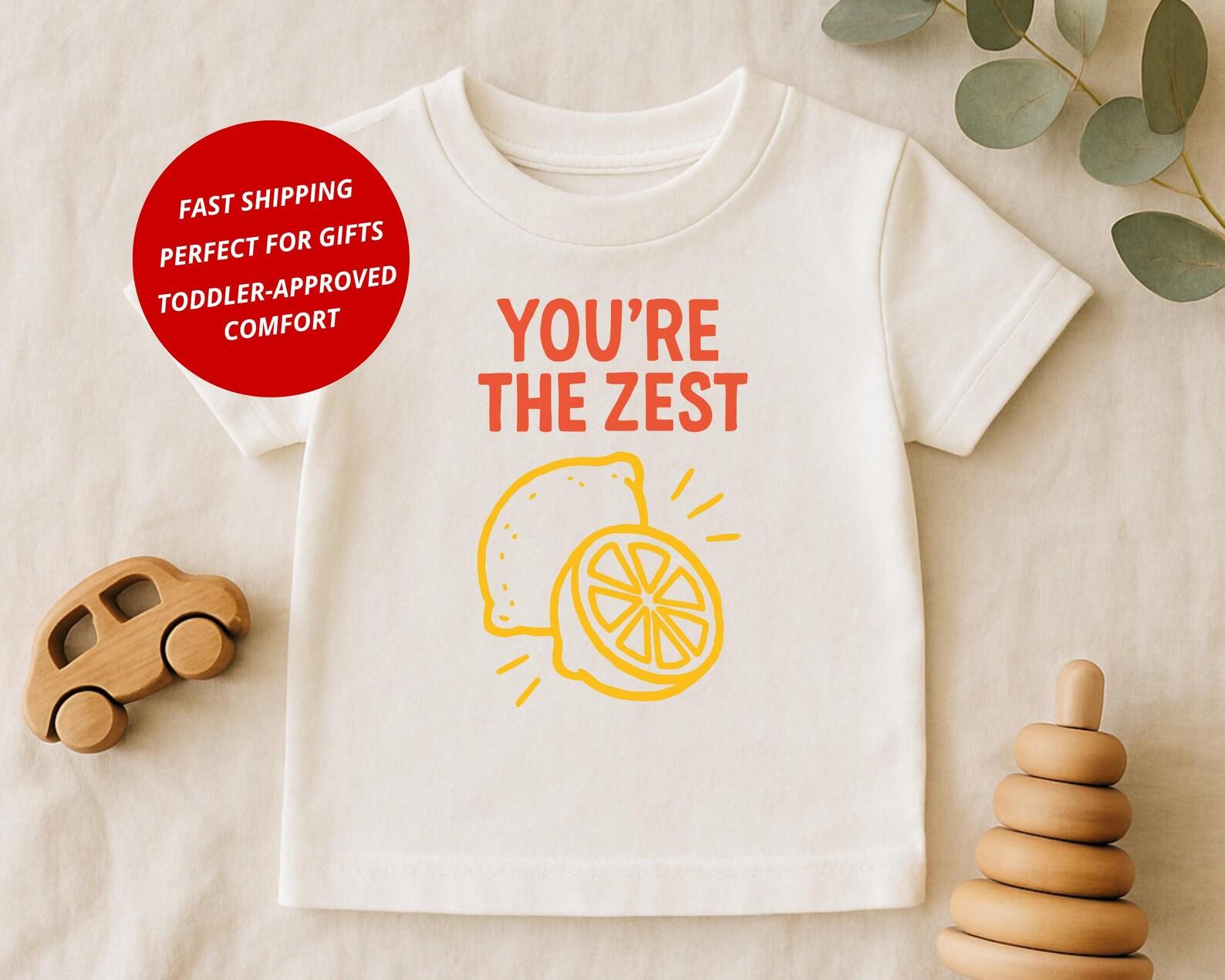 Foodie Toddler Shirt: Cute Lemon Foodie T-Shirt Funny Fruit Lover Shirt, Size 2T-5T 130