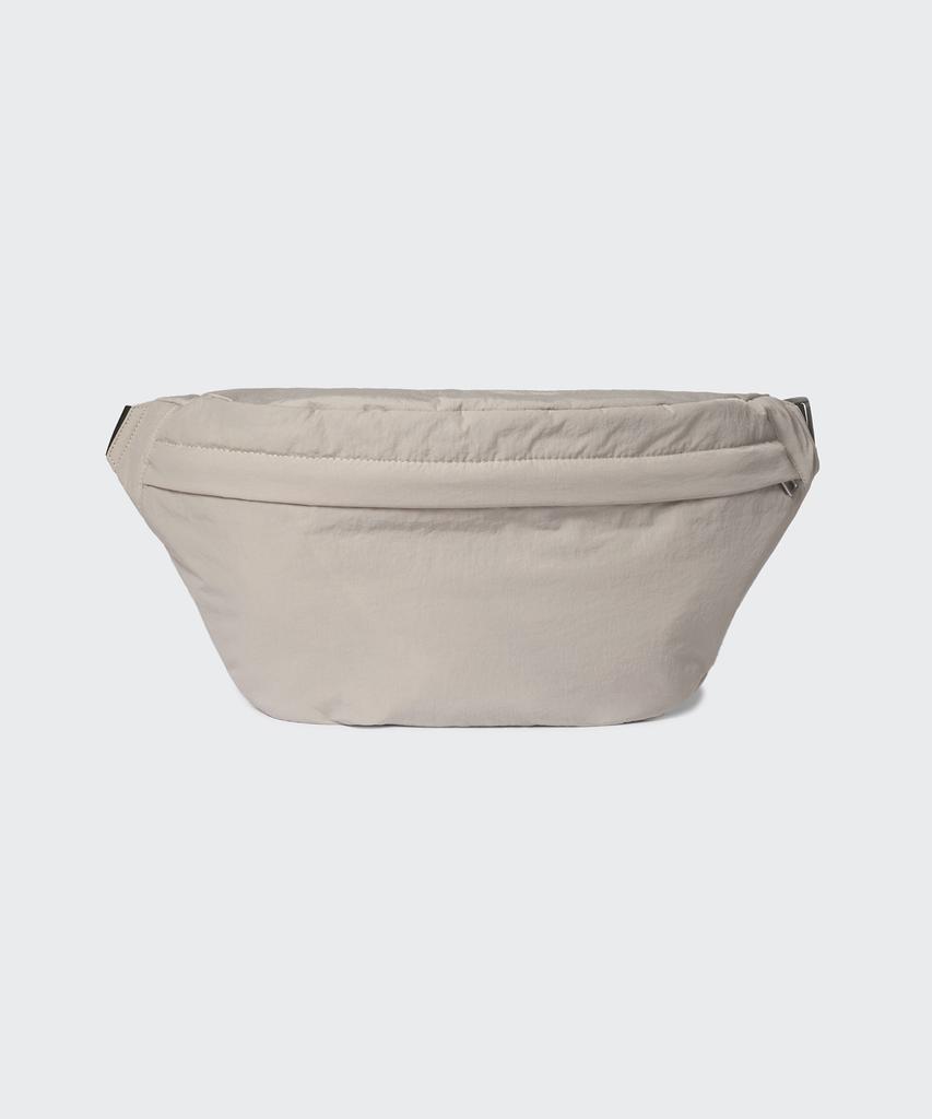 Musinsa Standard Crinkle Large Waist Bag [Grayish Beige]