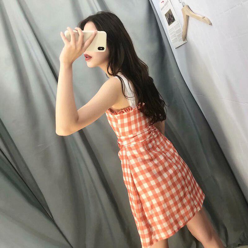 Buy Lisa Dress Women Sexy Mesh Mini Dress Vintage Female Plaid Lace Up Dress  Casual Street Wear Lady Sashes Dress Beach Dress at affordable prices   free shipping, real reviews with photos