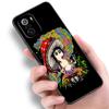 Hippie Mushroom Buddha Phone Case For Xiaomi Redmi Note 5 6 9T K20 K40 K50 Pro 7A 8A 9A 9C 9i 10A 10C A1 S2 Soft TPU Black Cover