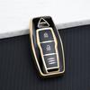 2/3/4 Buttons Key Cover For Mitsubishi Outlander - Smart Remote Tpu Car Key Case Holder With Keychain Rings Accessories