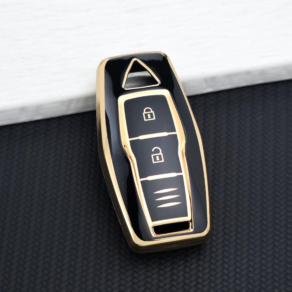 2/3/4 Buttons Key Cover For Mitsubishi Outlander - Smart Remote Tpu Car Key Case Holder With Keychain Rings Accessories