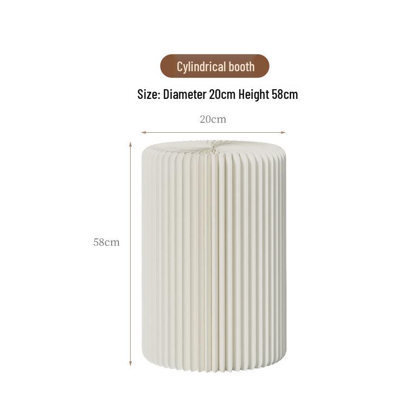 Multi-Layer Folding Exhibition Stand & Wedding Aisle Display Rack with Creative Cylinder Design