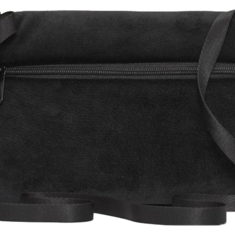 Nike Canvas Shoulder Bag, Canvas Bag, Shoulder Bag, Crossbody Bag, Fanny Pack Unisex Pure Black Casual DA6664-010