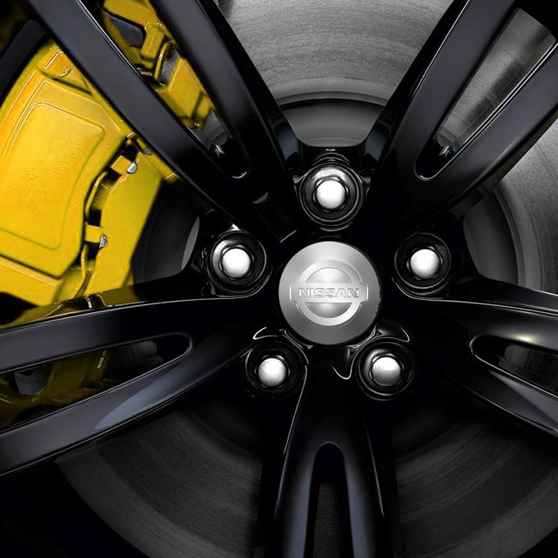 4 vnt. 56 mm Automobilio Rato Centrinė Stupica Centrinis Gaubtelis Ratlankio Stupicos Apsauga nuo Dulkių Emblema, Skirta Nissan X-Trail T32 T31 Qashqai Tiida Teana Automobilio Stilius