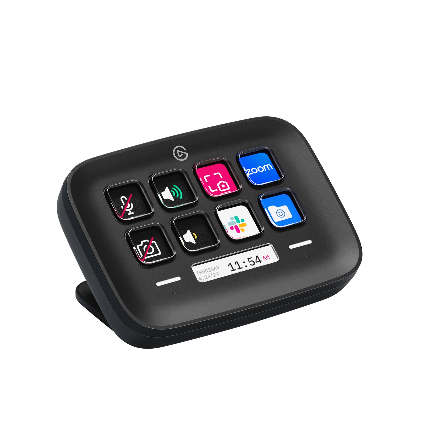 

Elgato Stream Deck Neo Black 8 Customizable 2 Touch Accelerate Tasks and Workflows Control and More with Configurability Compatible with Mac and PC – чорний