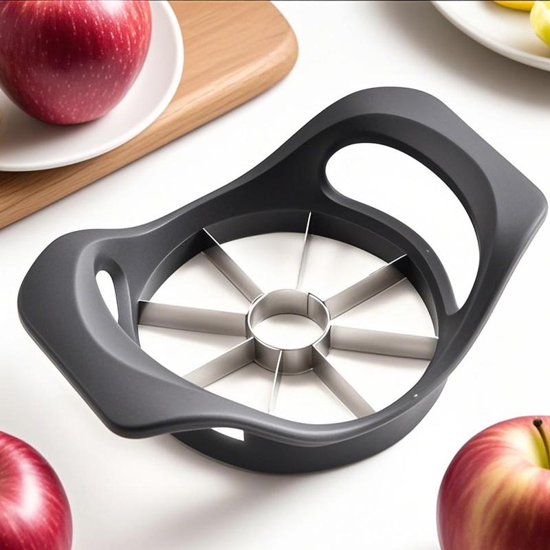 Durable Apple Corer & Slicer: Food-Grade 15.5cm Cutter Tool for Coring & Slicing Fruits