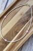Handmade Beaded Choker Necklace with Heart Charms for Women