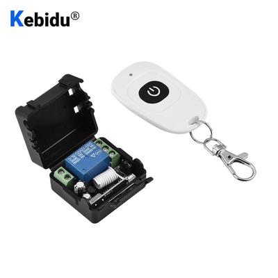 433MHz DC 12V 1CH Channel Relay Module RF Wireless Switch Relay Module + Remote Control Transmitter DIY Kit for Garage Gate Home Appliance