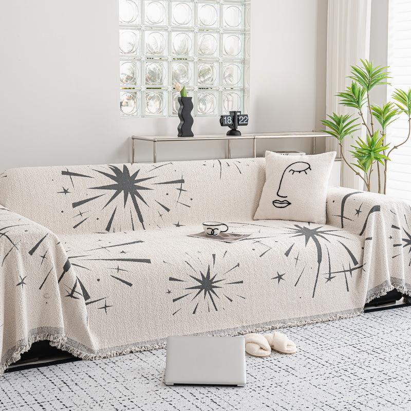 Теплый бархатный чехол для дивана Ткань Зимний Утолщенный Жаккардовый Чехол для Подушки — фото 6