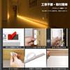Wobane Motion Sensor LED Strip Light, 4m, Rechargeable, 2200mAh, 2m X 2 Strips, Stairs, Footwell, Ambient Lighting, Stick-On, Light Sensor, Indoor
