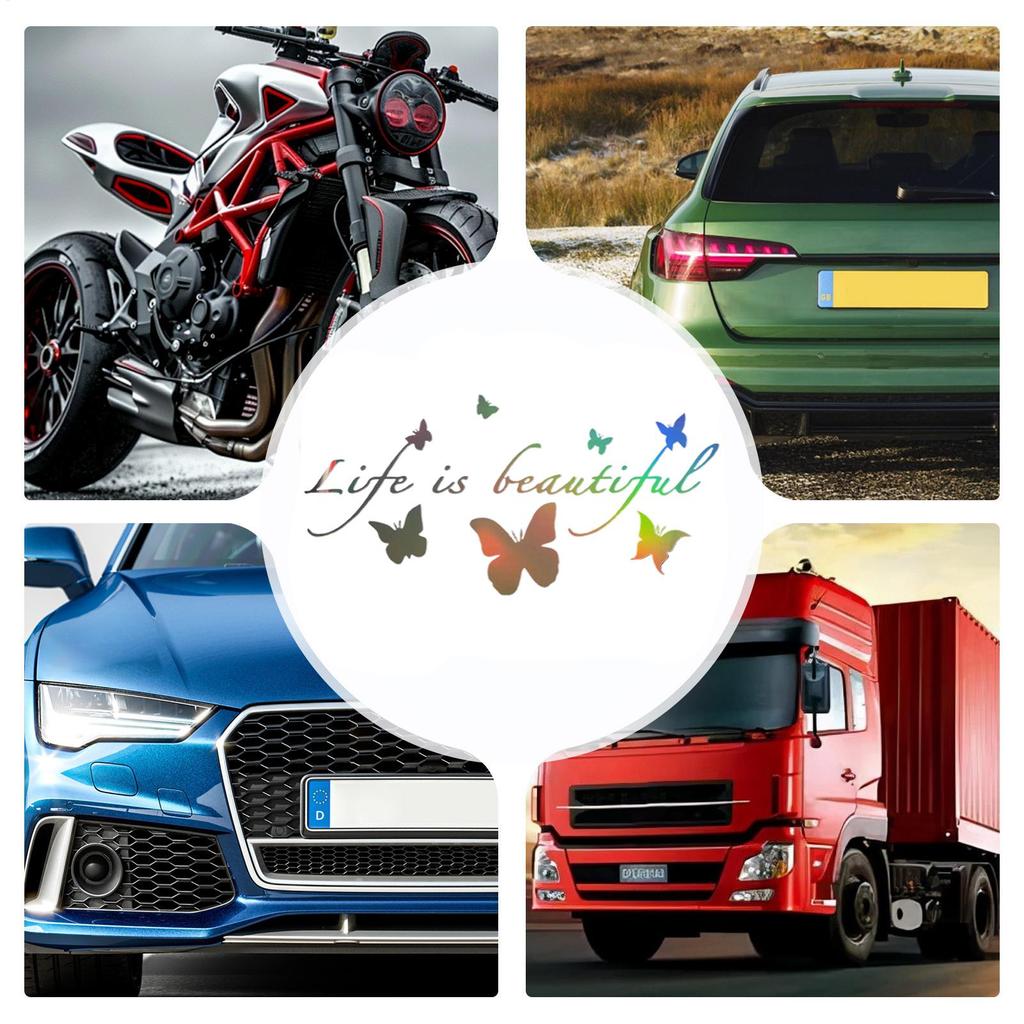 Samolepky na auto Téma motýlů Přesný řez Automobilová dekorace Samolepky na okno Přátelé Muži Ženy Řízení Venkovní