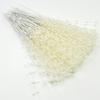 Handmade Wedding Decor White Line Beads White Pearl Beaded Bridal Bouquets 24cm For Bride-to-be Gift Bridal Showers Wedding