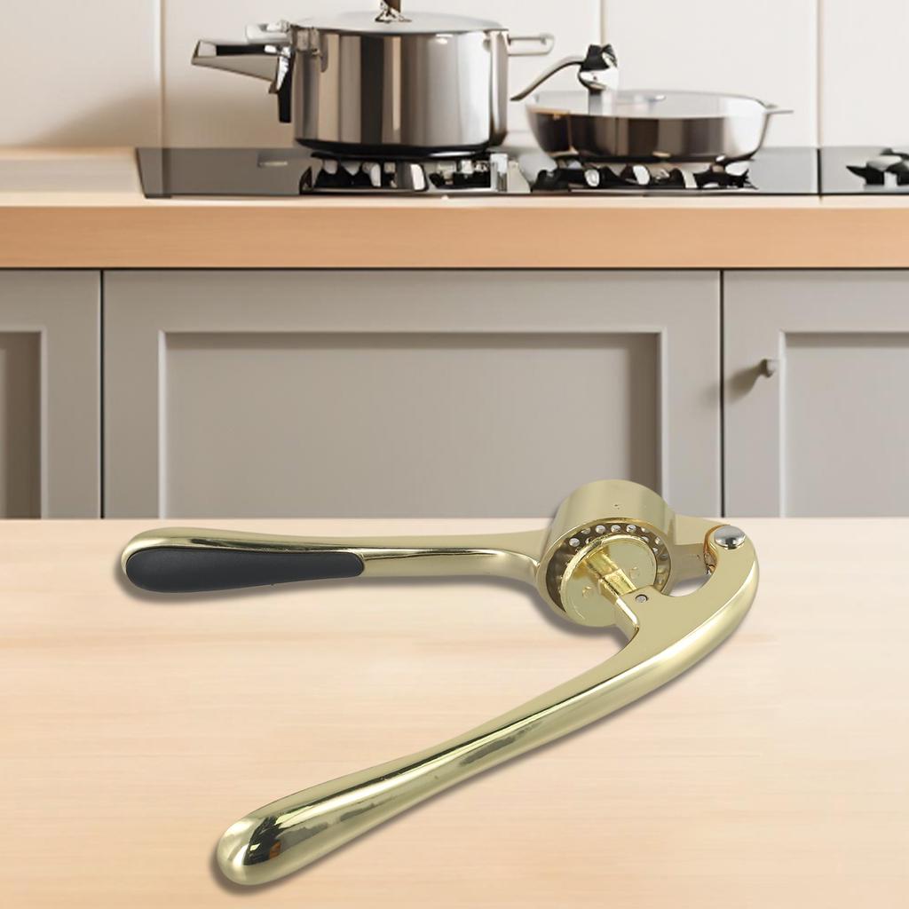 1pc Garlic Press Crusher Squeezer Masher Mincer Stainless Steel Manual Kitchen Tool Accessories Grinding Tools Garlic Crusher