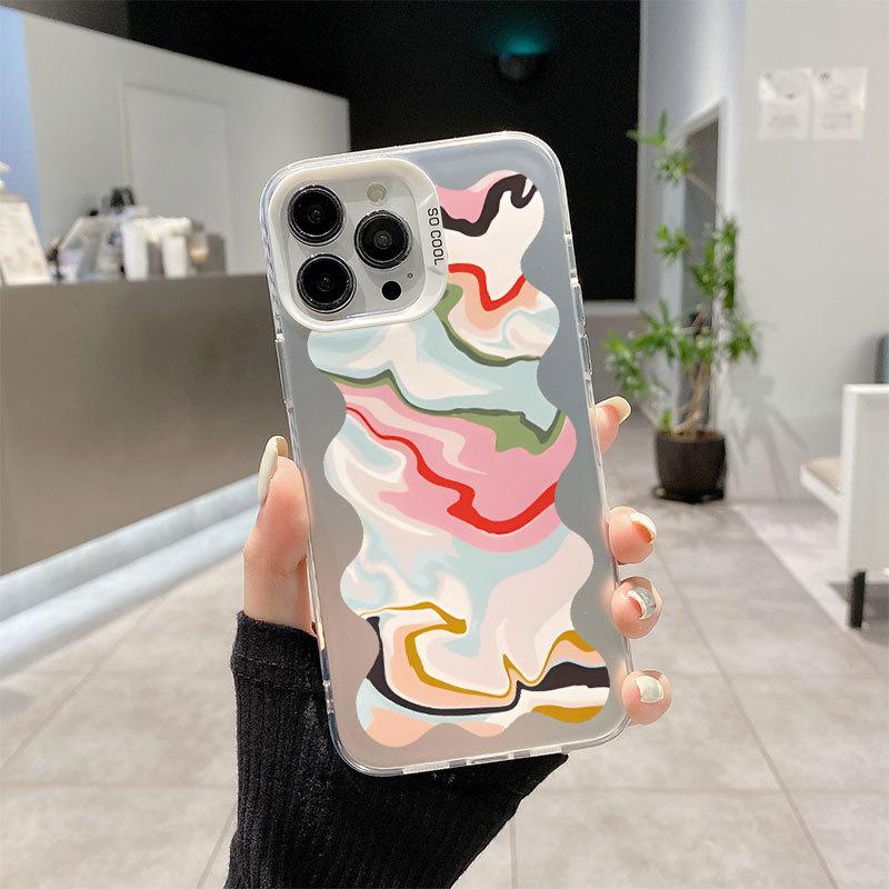 

Rainbow Wave for IPhone 16 Promax for Apple 15 Phone Case For iPhone 17PROMAX