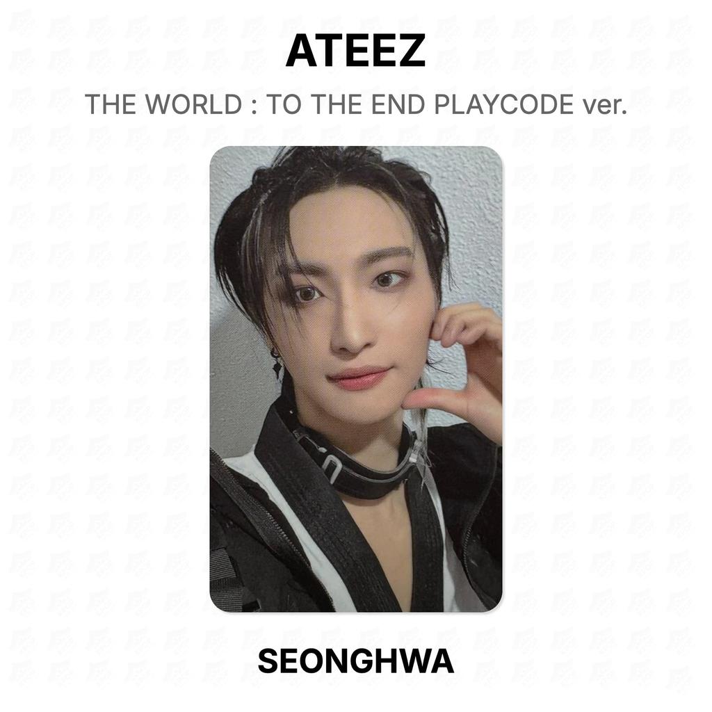 ATEEZ IL MONDO : GIOCA FINO ALLA FINE ver. Fototessera ufficiale