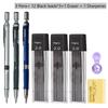 Xiaomi 2-9 Stück Mechanischer Bleistift Set 2,0 mm mit Schwarz/Farben Minen Nachfüllung Zum Schreiben Skizzieren Zeichnen Malen Schule Automatischer Bleistift