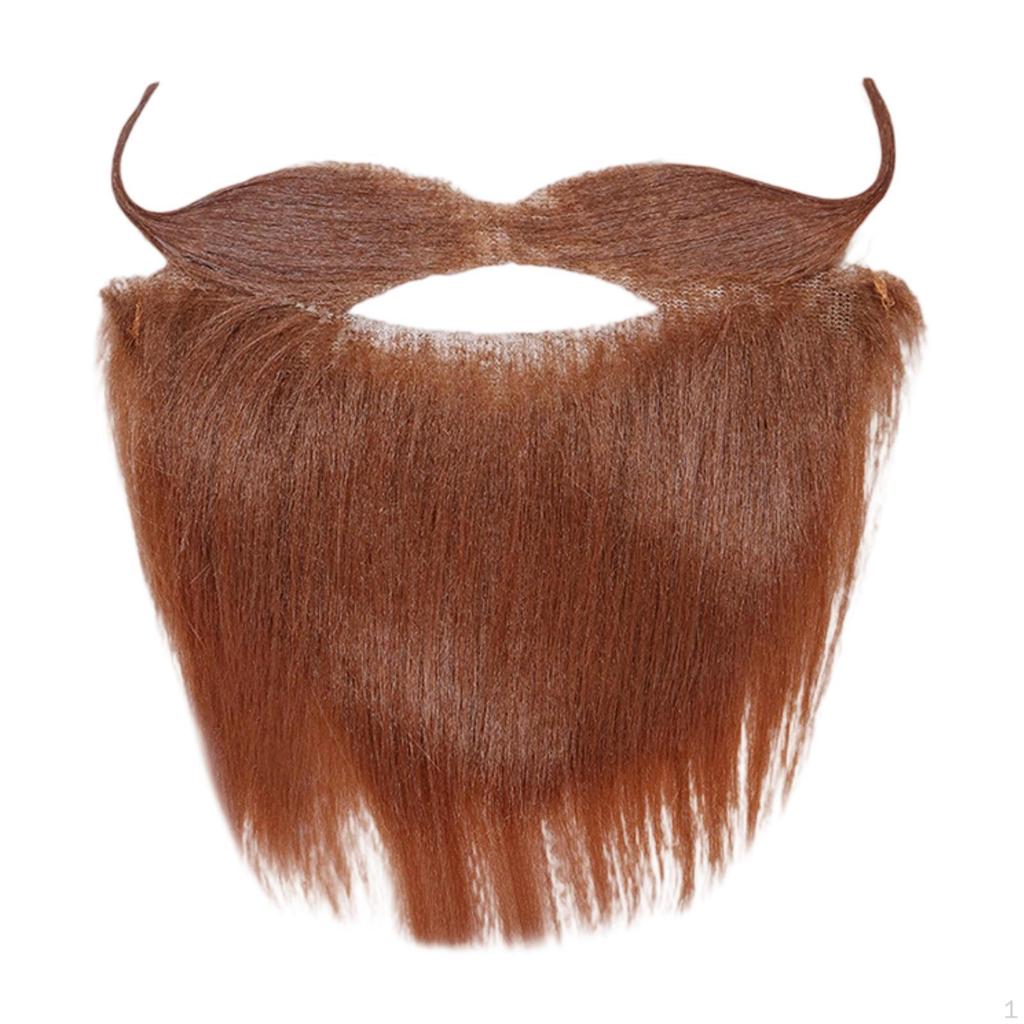 Facial Hair Funny Costume Fake Mustache for Halloween Festival Props Holiday Men