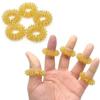 10Pcs Finger Massage Ring Safe Relaxing Metal Stretch Relieve Pain Relaxation Massager for Daily Life