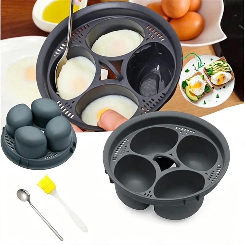 Creative 2-in-1 Egg Cooker Non-Stick Easy Clean Kitchen Tool Accessory Suitable for TM5 TM6 for Home