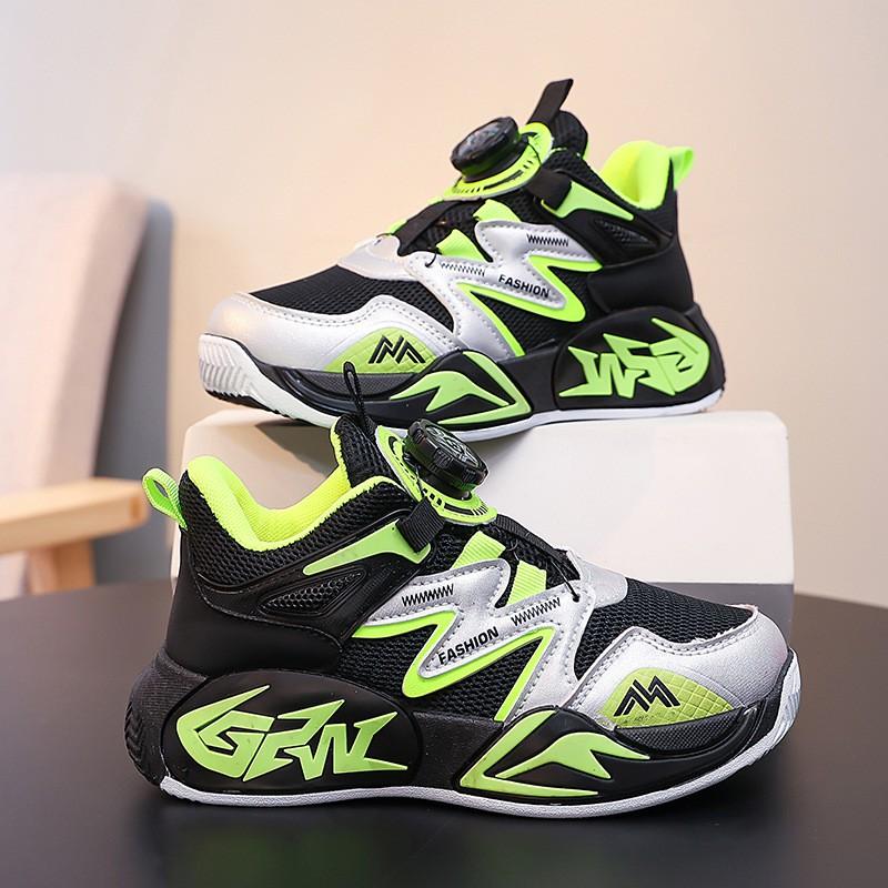 Boys Lightweight Breathable Mesh Running Shoes Fall Outdoor Activity Kids Sneakers Size 28-39