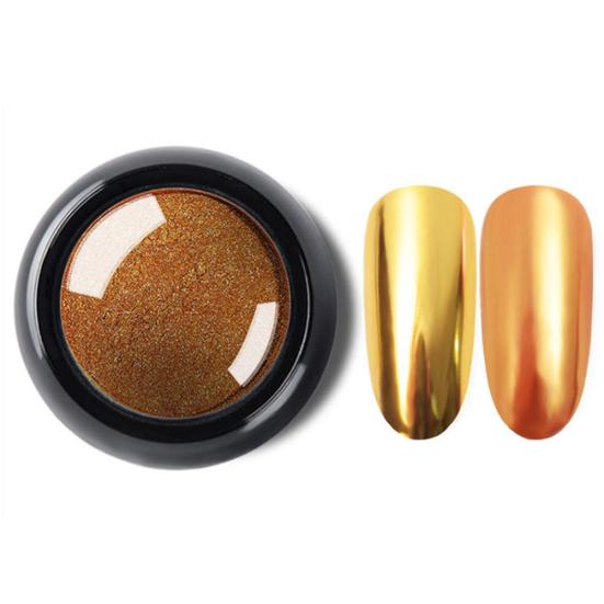 Pro 12 colori specchio metallico glitter polvere per nail art pigmento decorazione strumento per manicure