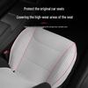 Nappa Leather Seat Protector Pad for Tesla Model Y (Refreshed Version) - Breathable, Ventilated Cushion