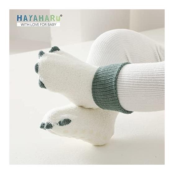 [HAYAHARU] Baby Fluffy Socks, Children's Socks, Fluffy, Cute, Cold Protection Room Socks, Baby Non-Slip, Caramel Newborn Socks, Sleeping, Cold