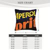 1Pc Aperol Spritz Themed Decorative Cushion Cover - Italian Aperitivo With Iconic, Zipper Closure, Machine & Hand Washable Sofa