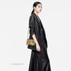 [Pre-Owned] Padlock Small Multicolor Coated Canvas Print Shoulder Bag - Good #YGP1KF