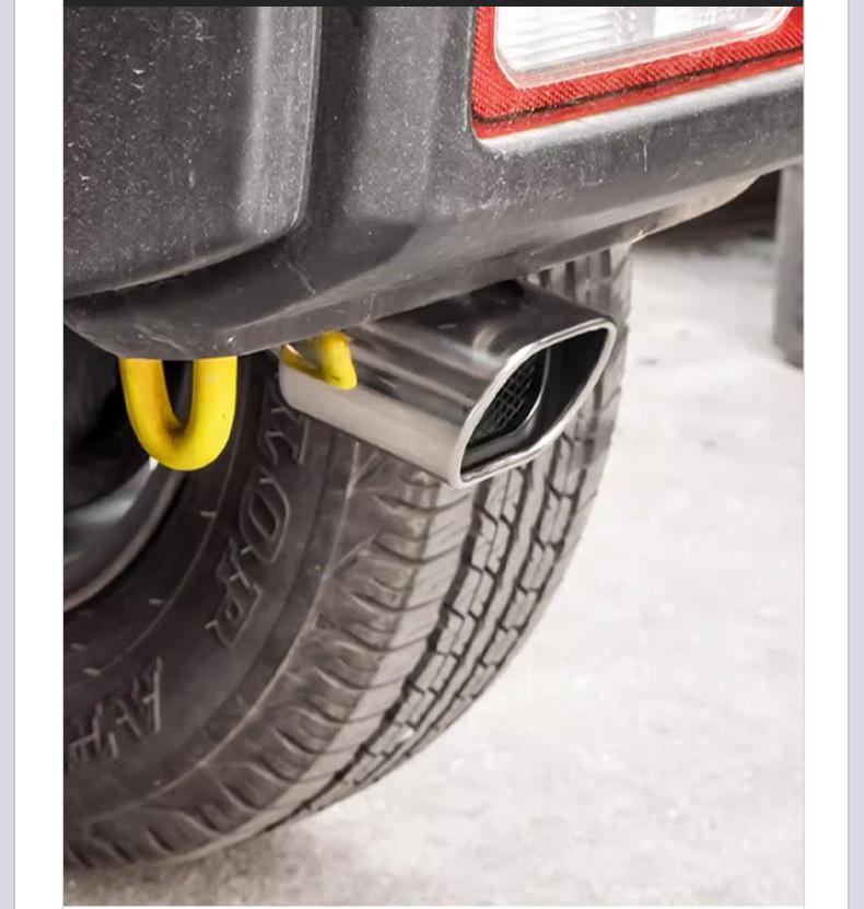 Stainless Steel Exhaust Tailpipe for Suzuki Jimny - Special Car Decoration & Modification Accessory
