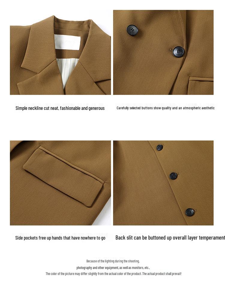 2024 Spring Plus Size Women's High-End Casual Loose Suit Jacket [6621 In Stock]