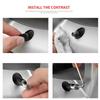 Zinc Alloy Valves Stem Caps Cover, 4Piece Set, with Airtights Rubber Seal Leak Proof for Wheels Motorbike Secure Parking