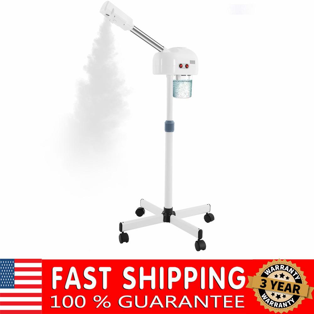 Hot Ozone Face Steamer on Wheels for Facial, Professional Skin Care Equipment for Salon Beauty Mist Face Steamer for Skin Care