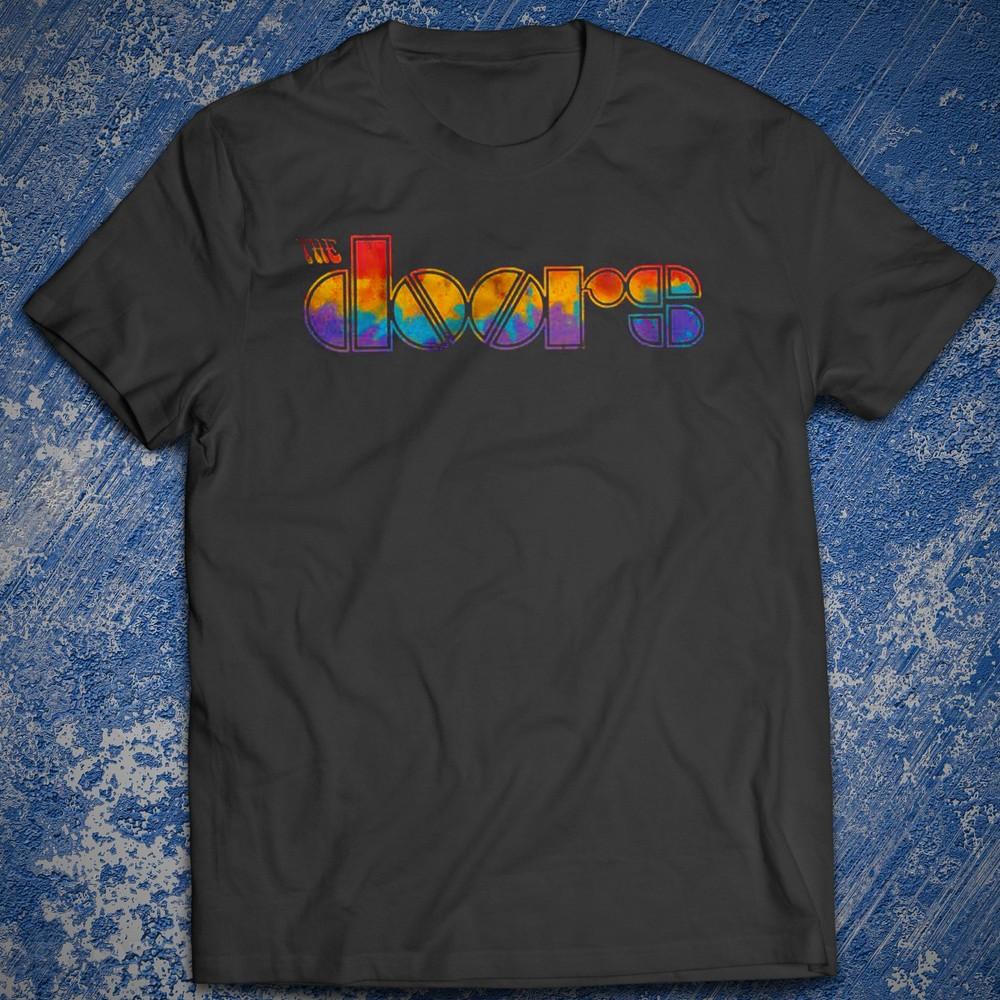 Jim Morrison Ray Manzarek The Doors Rainbow T-Shirt Strange Days L.A. Woman Unisex T-Shirt L