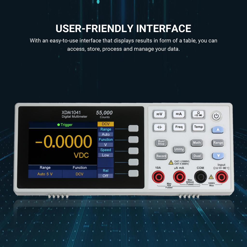 Owon 55,000 Counts Digital Multimeter High Accuracy Universal Meter with 3.5 inch TFT LCD Screen with Backlight