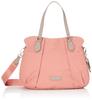 Recycled Nylon Front Tuck Size Coral [Isaac] 2-Way Tote, S, Y01-02-02,