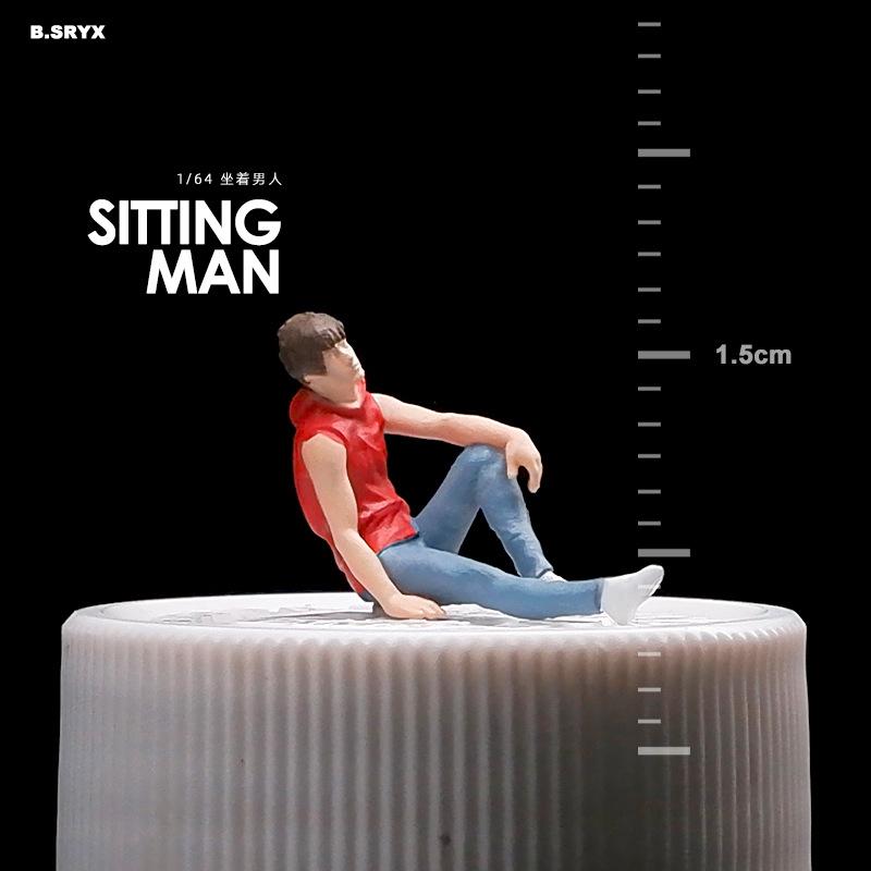 1/64 Miniature Human Figure Model, Miniature Toy, Mini Figurine, Scene Decoration Props, Diorama Matching Figures