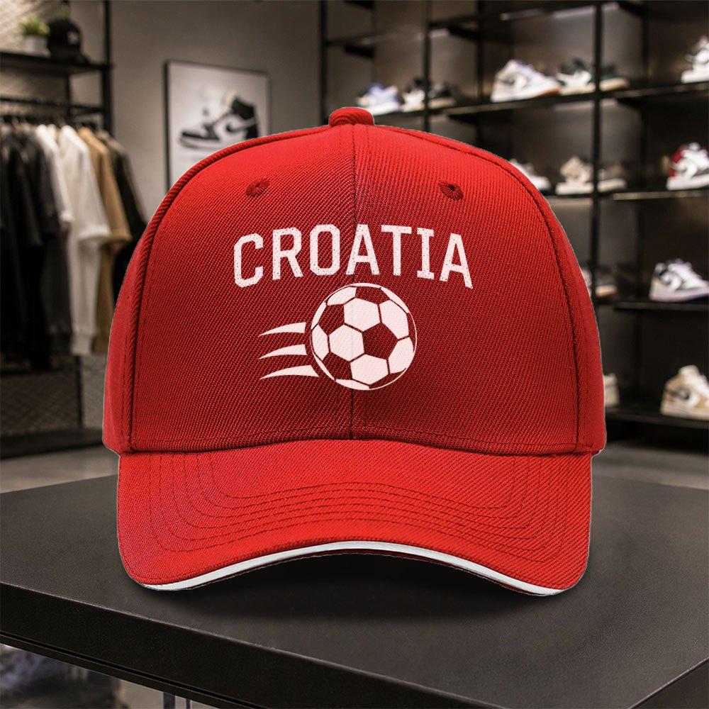 Croatian Design Baseball Cap Duckbill Cap for Running Fitness Outdoor Sports Travel Daily Wear Gift