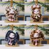 Cute Bunny Plush Keychain With Colorful Design For Kids And Teens