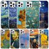 Van Gogh Oil Art Painting Phone Case For IPhone 16 17 Air 16E 15 14 Plus 13 Mini 12 11 Pro Max 7 8 + SE 2020 Soft TPU Back Cover